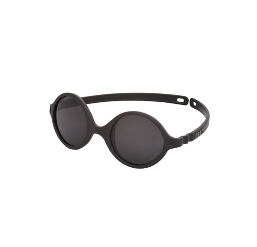 [384663] ZONNEBRIL, Diabola 2.0, black, 0-6m en 6-12m omkeerb frame, zwart, klasse 4, verstelbare band, blue blocker, in etui