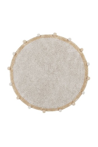 [531879] Lorena Canals | Washable Rug Bubbly Natural - Honey Ø 120 cm
