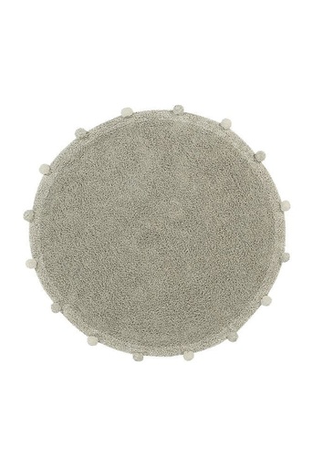 [531880] Lorena Canals | Washable Rug Bubbly Olive - Natural Ø 120 cm