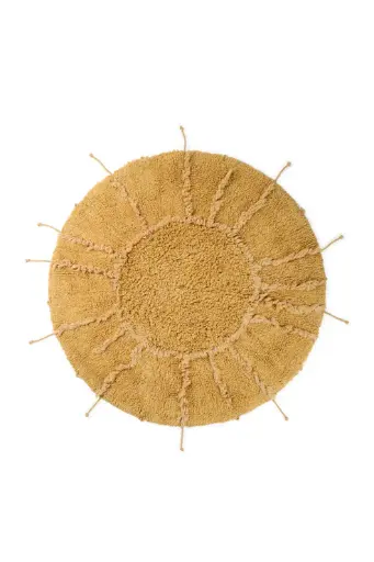 [531996] Lorena Canals | Kamertapijt Solar Multishape Washable Rug Geel Ø100cm