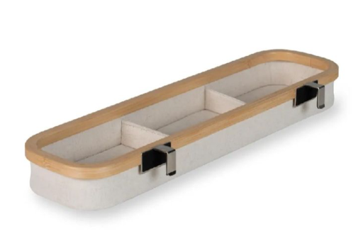 [532627] Quax | Verzorgingsmand Hangmand Beige Naturel Bamboe Katoen 45x12x5cm