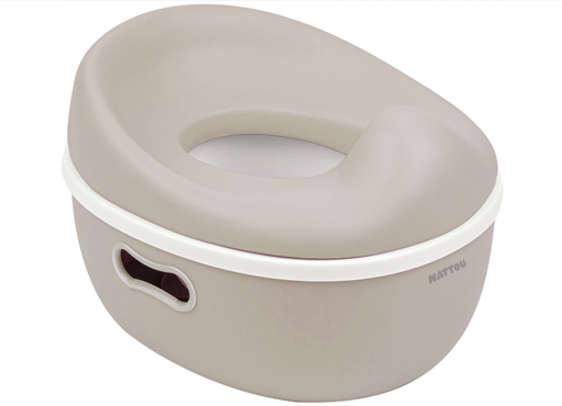 [532853] Nattou | Wc-potje Potty 3in1 Beige Wc-potje/Wc-verkleiner/Opstapje 