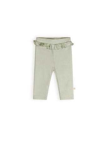 Petite Maison x Nono | Skyler pants with ruffle detail at waist Sea Foam