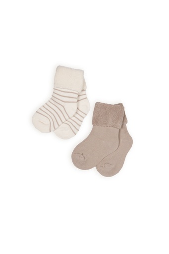 Petite Maison x Nono | Rocks 2-pack terry socks Oatmeal