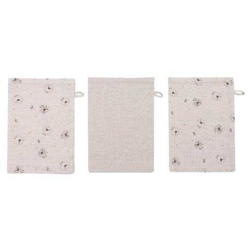 [533680] Bebe-Jou | Washandje Tetra Tiny Sheep 3-pack
