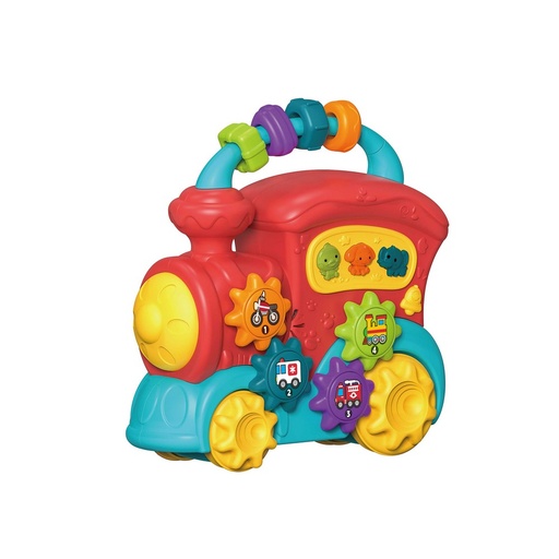 [533869] Bo Jungle | Activiteitenspeelgoed Locomotive’s Adventure Trein Met Muziek