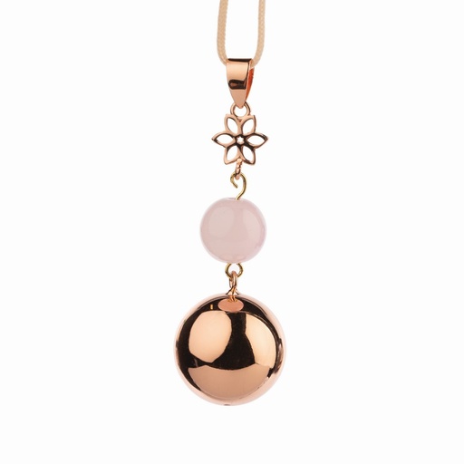 [533872] Babylonia | Zwangerschapsbelletje Bola Rose Gold Pearl Flower