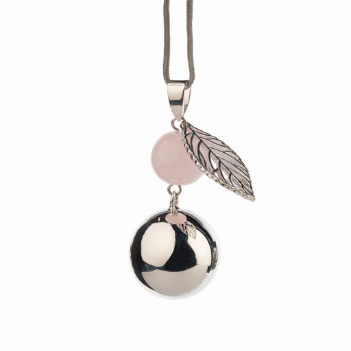 [533873] Babylonia | Zwangerschapsbelletje Bola Silver Pearl Leaf