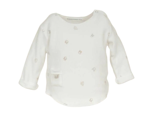 [533975] Bamboom | Shirt Met Lange Mouwen Pure Animal Friends 6M
