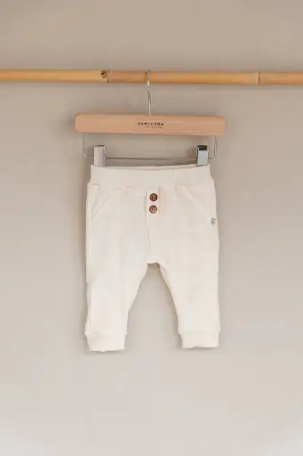 [534046] Bamboom | Broek Velvet Ivoor