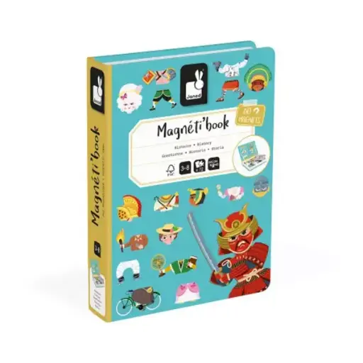 [534783] Janod | Educatief Speelgoed Magneetboek History 3-8Y