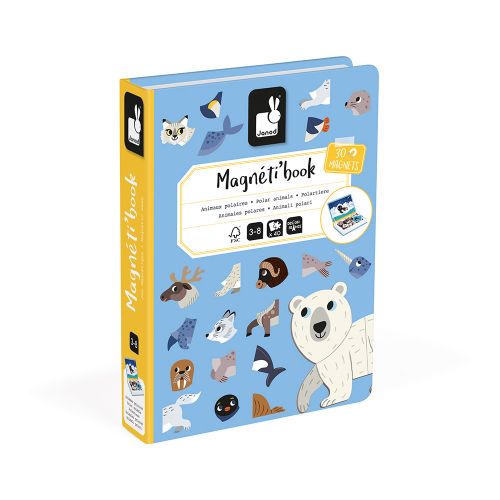 [534785] Janod | Magneetboek Polar Animals
