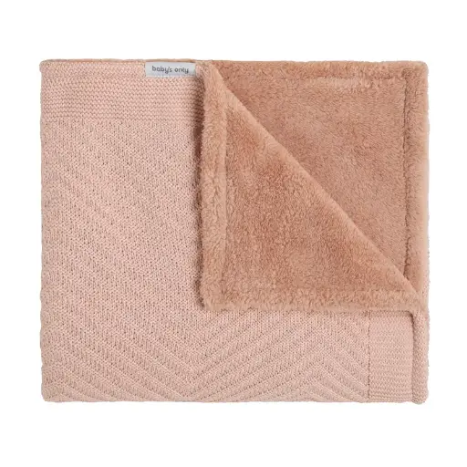 [534800] Baby's Only | Deken Wieg Teddy Grace Blush 70x95cm