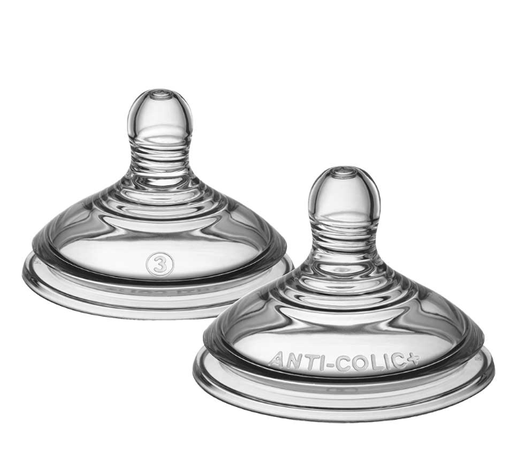[534873] Tommee Tippee | Zuigspeen Anticolic Fast 1 Gaatje 6m+ Siliconen 2-pack 