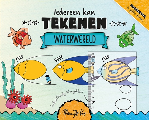 [535677] De Lantaarn | Tekenboek Stap Voor Stap Waterwereld