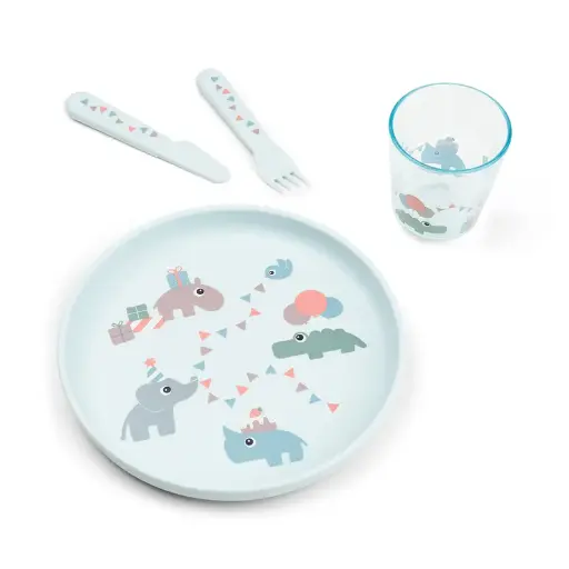 [536196] Done by Deer | Eetset Foodie Celebration Blauw 