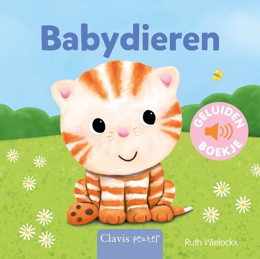 [536317] Clavis | Boek Babydieren Geluidenboekje - Ruth Wielockx