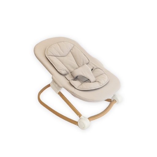 [536779] Bo Jungle | Relax Bouncer Grow With Me With Frame Pure White 0-9kg