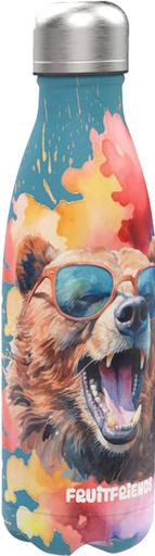 [537157] Lunch Buddies | Drinkfles Bear RVS 500ml
