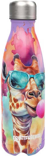 [537159] Lunch Buddies | Drinkfles Giraffe RVS 500ml