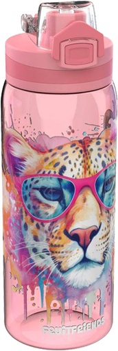 [537161] WATERFLES | animals Leopard, ultra 850 ml 