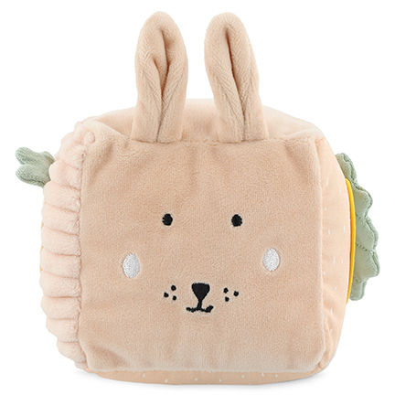 [537283] Trixie | Activiteitenkubus Mr Rabbit Konijn Textiel Roze