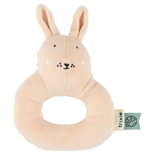 [537307] Trixie | Rammelaar Mrs Rabbit Ringrammelaar Konijn Ecru