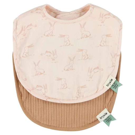 [537374] Trixie | Slabbetje Rosy Rabbit Waterproof Roze 2-pack