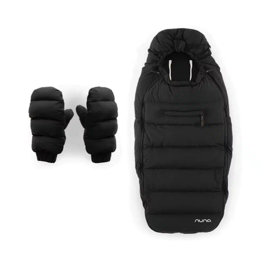 [537712] Nuna | Winterset Voetenzak + Handschoenen Caviar