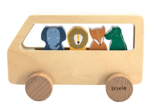 [537726] Trixie | Auto Dierenbus Hout 