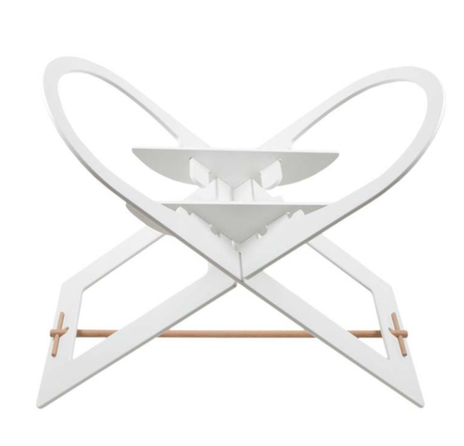 [537760] Noukies |Moses Mand Support Hout  Wit-Natural