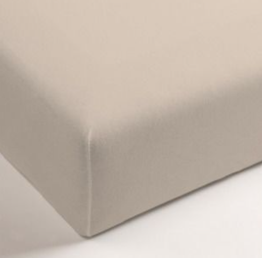 [537996] Hé Baby | hoeslaken katoen jersey / drap housse coton jersey taupe 75X95