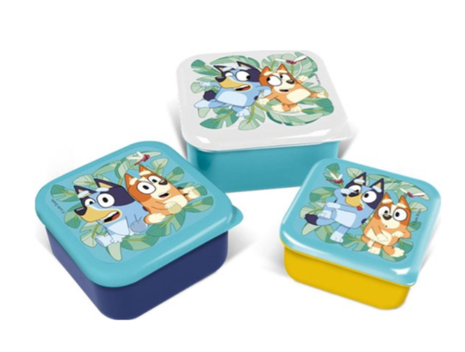 [538110] Bluey | Bewaarpotje Snackbox 3-delig