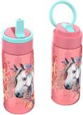 [481099] Lunch Buddies | Drinkfles Paard Sportfles Roze 600ml