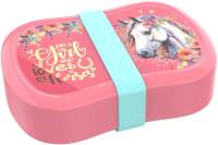 [481101] Lunch Buddies | Brooddoos Paard Roze 185x185x68mm