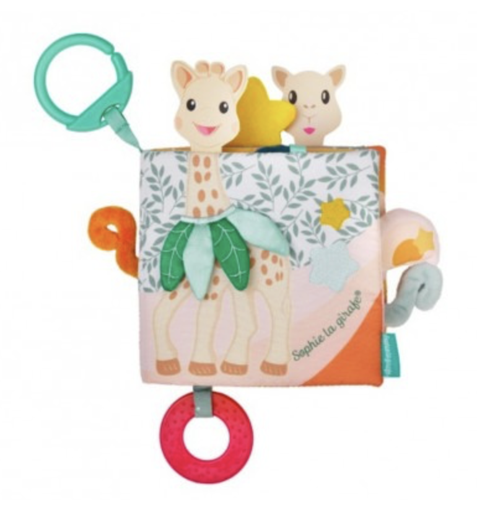 [538161] Sophie La Girafe | Maxi-cosi Hanger  Discovery book Sophie la girafe