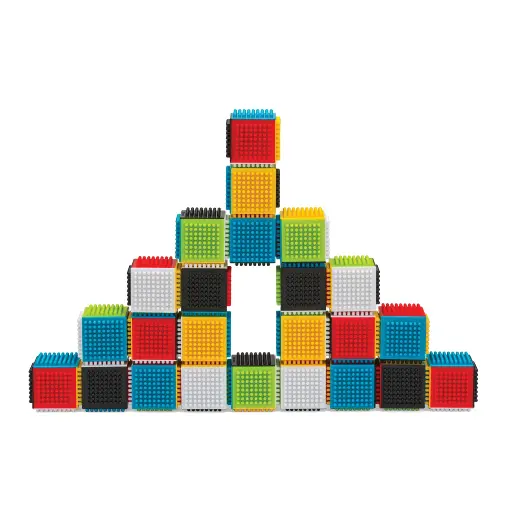 [538485] Infantino | Blokken Press & Stay Sensory Blocks