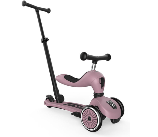[538618] Scoot and Ride | Loopfiets Loopauto Highway 1 Push&Go Rose
