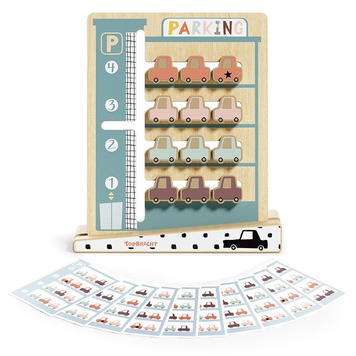 [538629] Topbright | Educatief Speelgoed Parking Challenge Hout