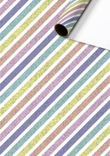 [538761] Stewo | Papier Pan rosa Inpakpapier 70x140 Gestreept