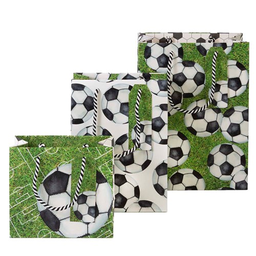 [538909] GESCHENKZAK | Voetbal | 22x30x11cm