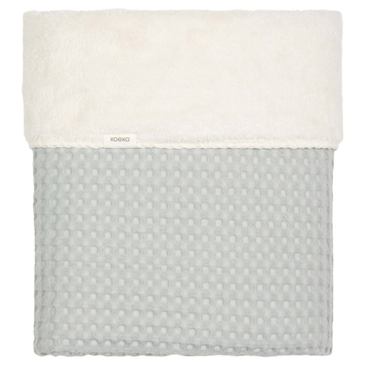 [486458] Koeka | Deken Oslo Ocean Air Wafel/Teddy 100x150cm