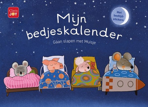 [474989] Clavis | Leesboek Mijn Bedjeskalender | gaan slapen met muisje | Guido Van Genechten af 2 j