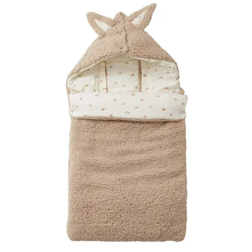 [539270] BB&Co | Voetenzak Sherpa Beer Regenboog 68x40cm