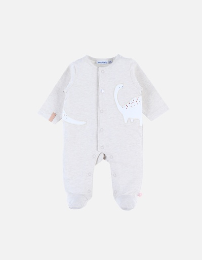 Noukies | Pyjama Funny Dino Jersey Beige