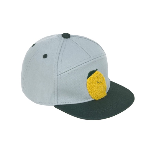 [539566] Laessig | Muts Kids Skater Cap Lemon Light Blue/Dark Green 1-2Y