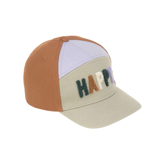 [539568] Laessig | Muts Kids Base Cap Happy Light Khaki/Caramel Pet1-2Y