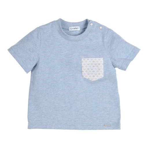 [539619] Gymp | T-shirt Aerochine Pocket Blue