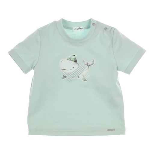 [539634] Gymp | T-shirt Aerobic Whale Mint