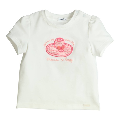 [539638] Gymp | T-shirt Aerobic Sun on my shoulder makes me happy Off White